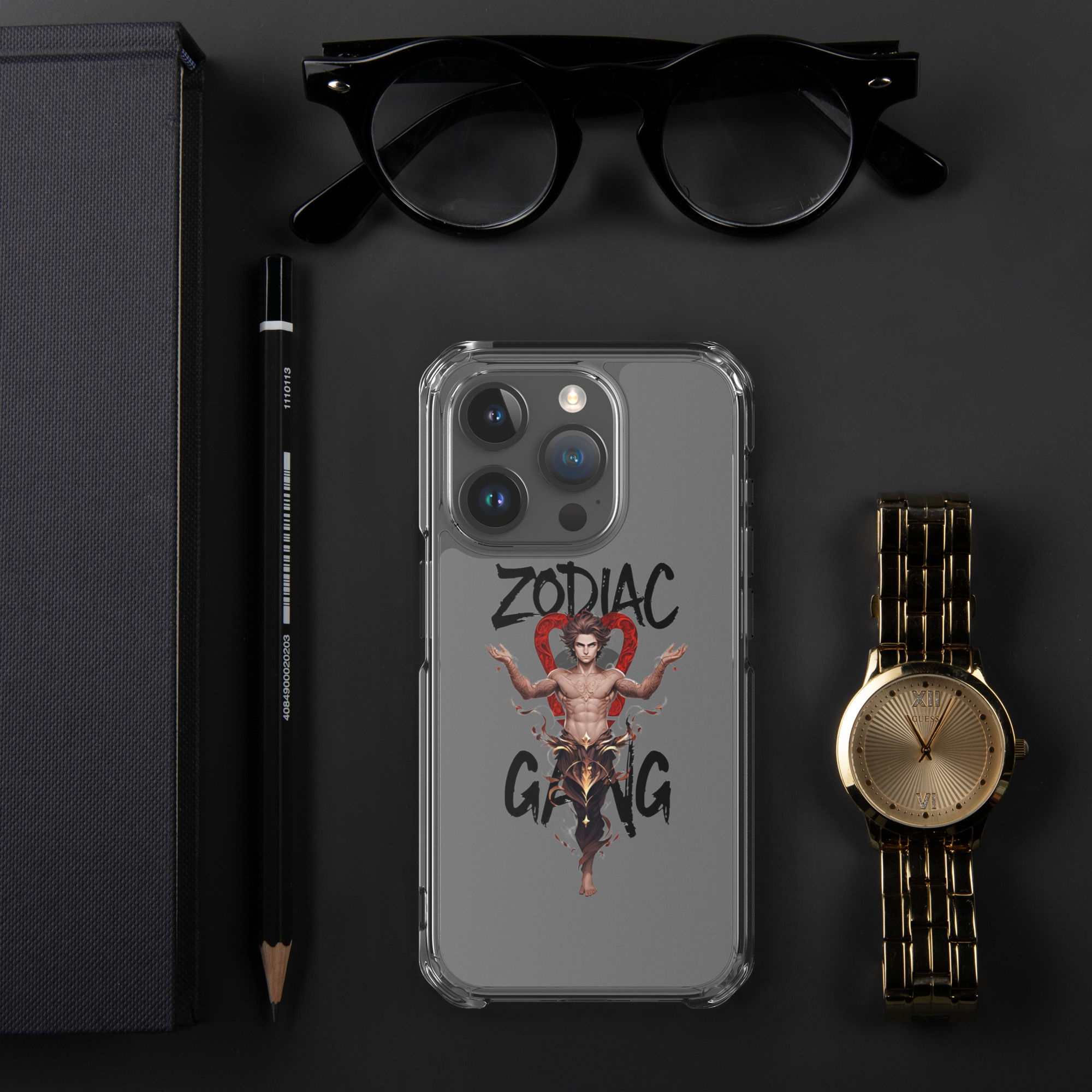 Clear Case for iPhone® - ZODIAC GANG X ARIES MALE
