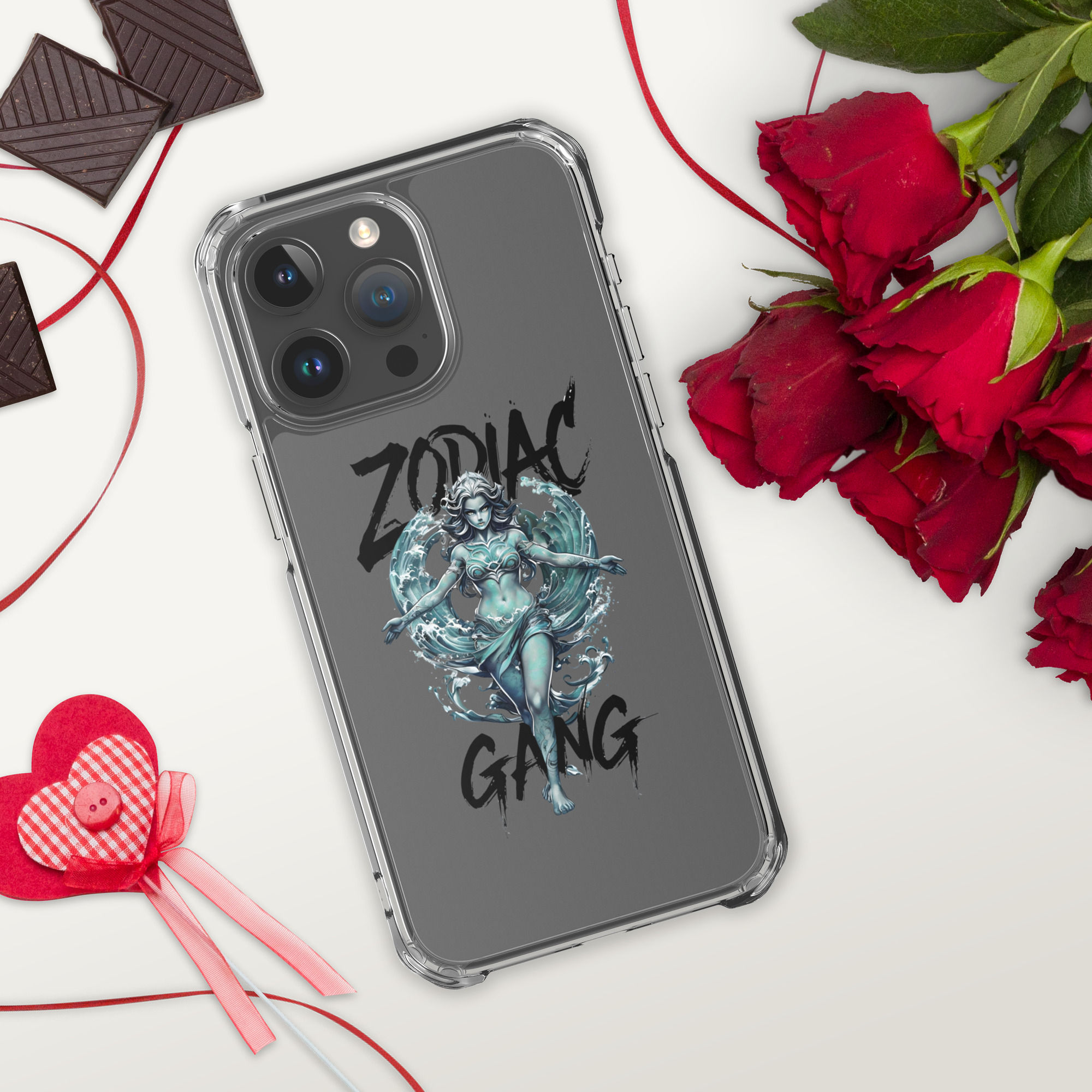 Clear Case for iPhone® - ZODIAC GANG X CANCER FEMALE