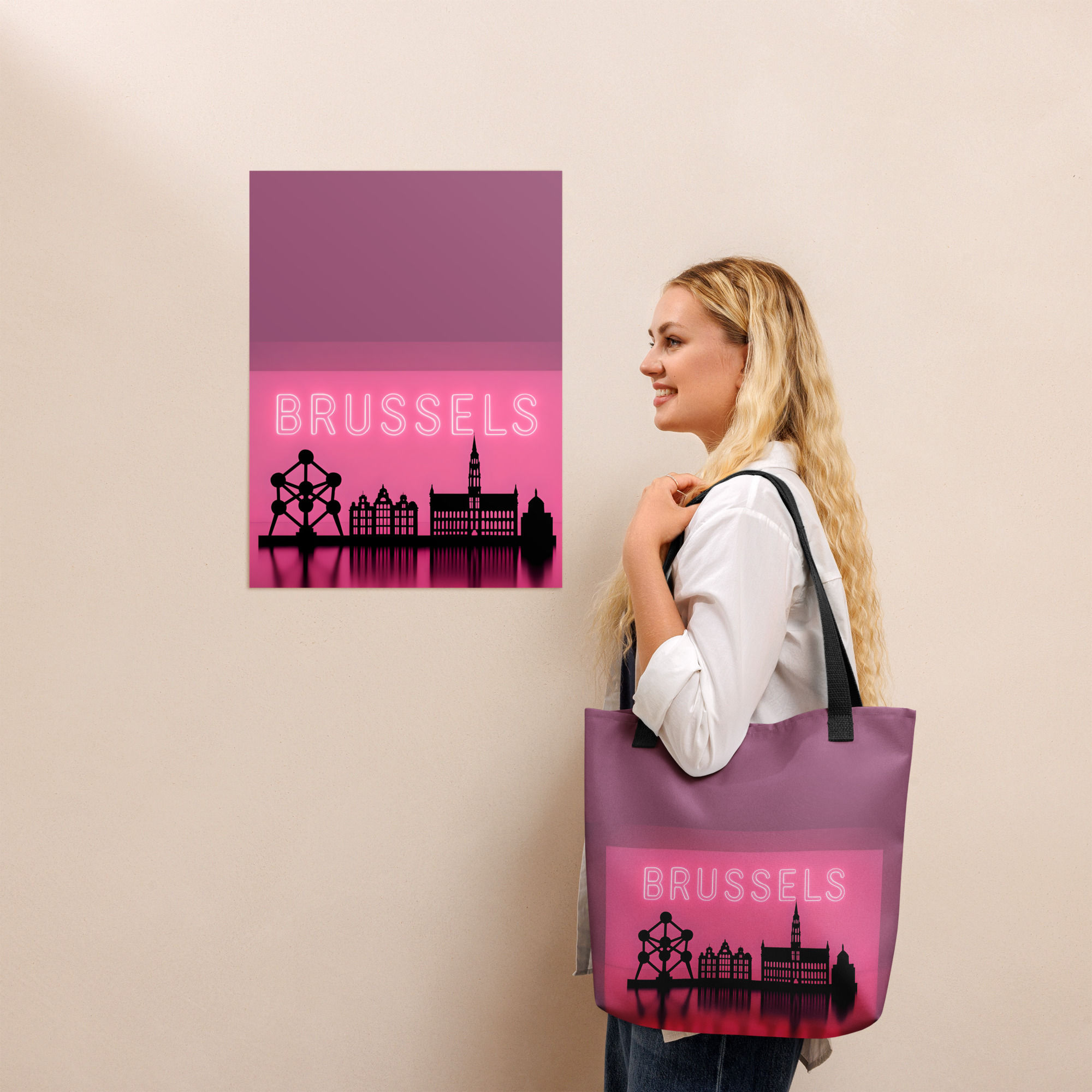 Wonderful Cities Tote bag X Brussels 
