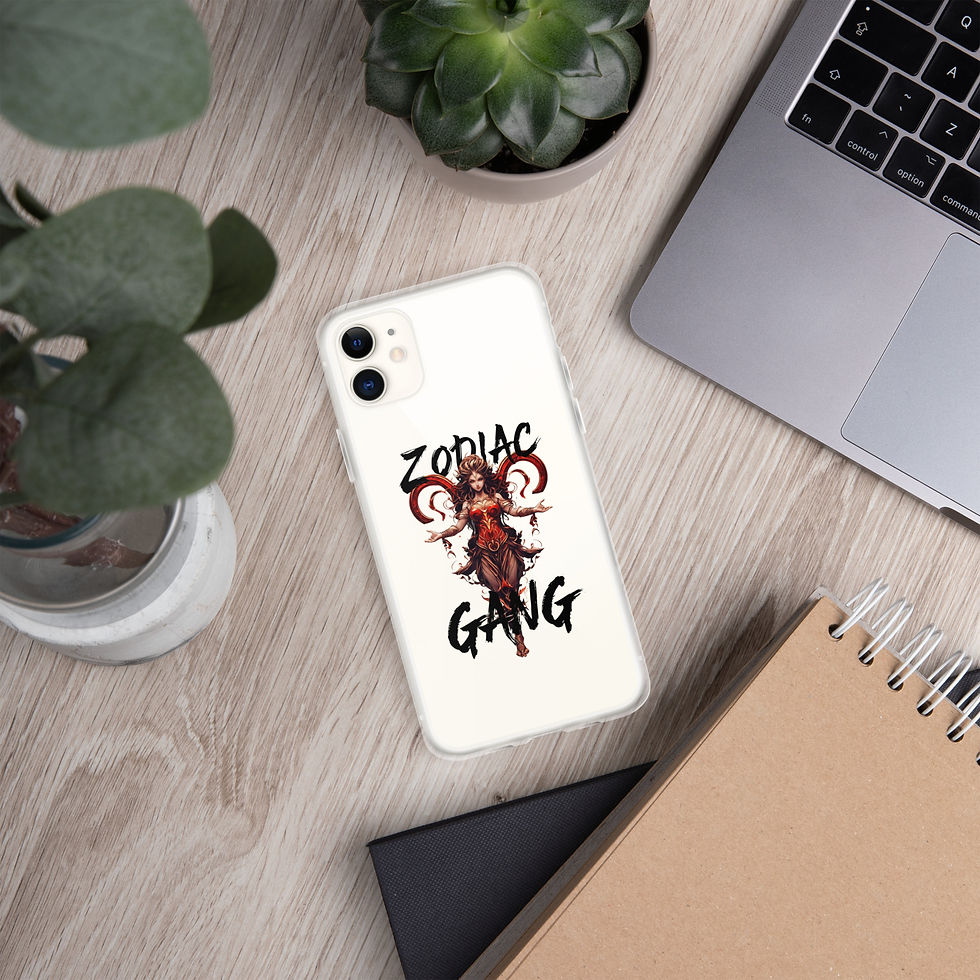 Thumbnail: Clear Case for iPhone® - ZODIAC GANG X ARIES FEMALE