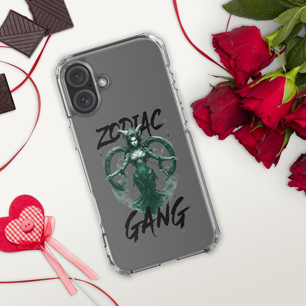 Thumbnail: Clear Case for iPhone® - ZODIAC GANG X CAPRICORN FEMALE
