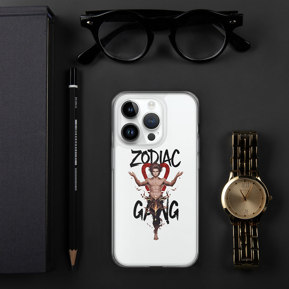 Thumbnail: Clear Case for iPhone® - ZODIAC GANG X ARIES MALE