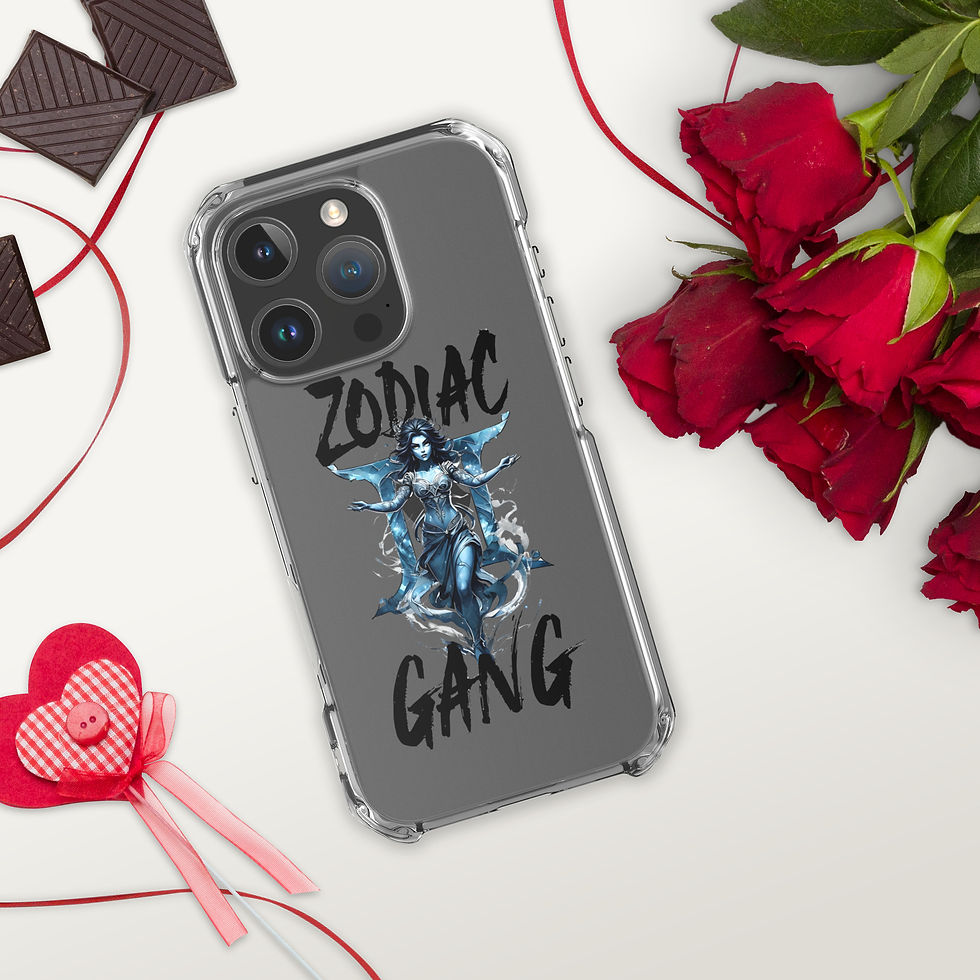 Thumbnail: Clear Case for iPhone® - ZODIAC GANG X GEMINI FEMALE