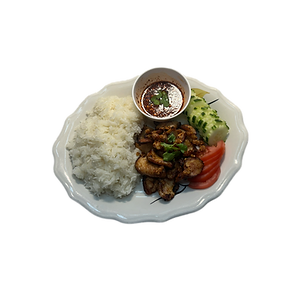 (B28) Gai Tod w/ Khao Niew