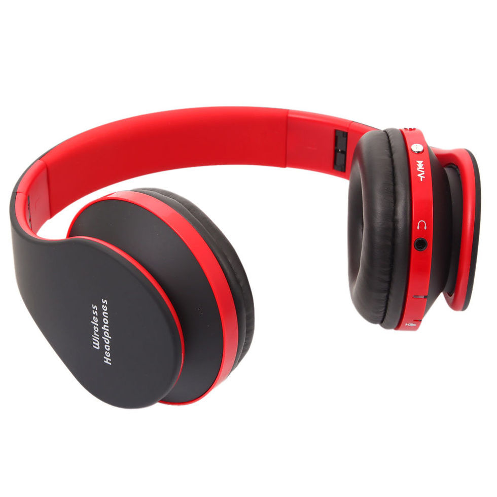 Thumbnail: NX-8252 Hot Foldable Wireless Stereo Sports Bluetooth Headphone Headset with Mic