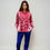 Thumbnail: Blouse - Red White