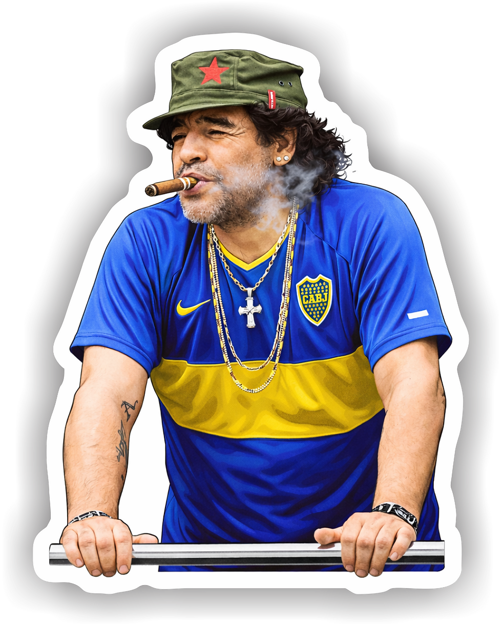 Miniature : STICKERS MARADONA
