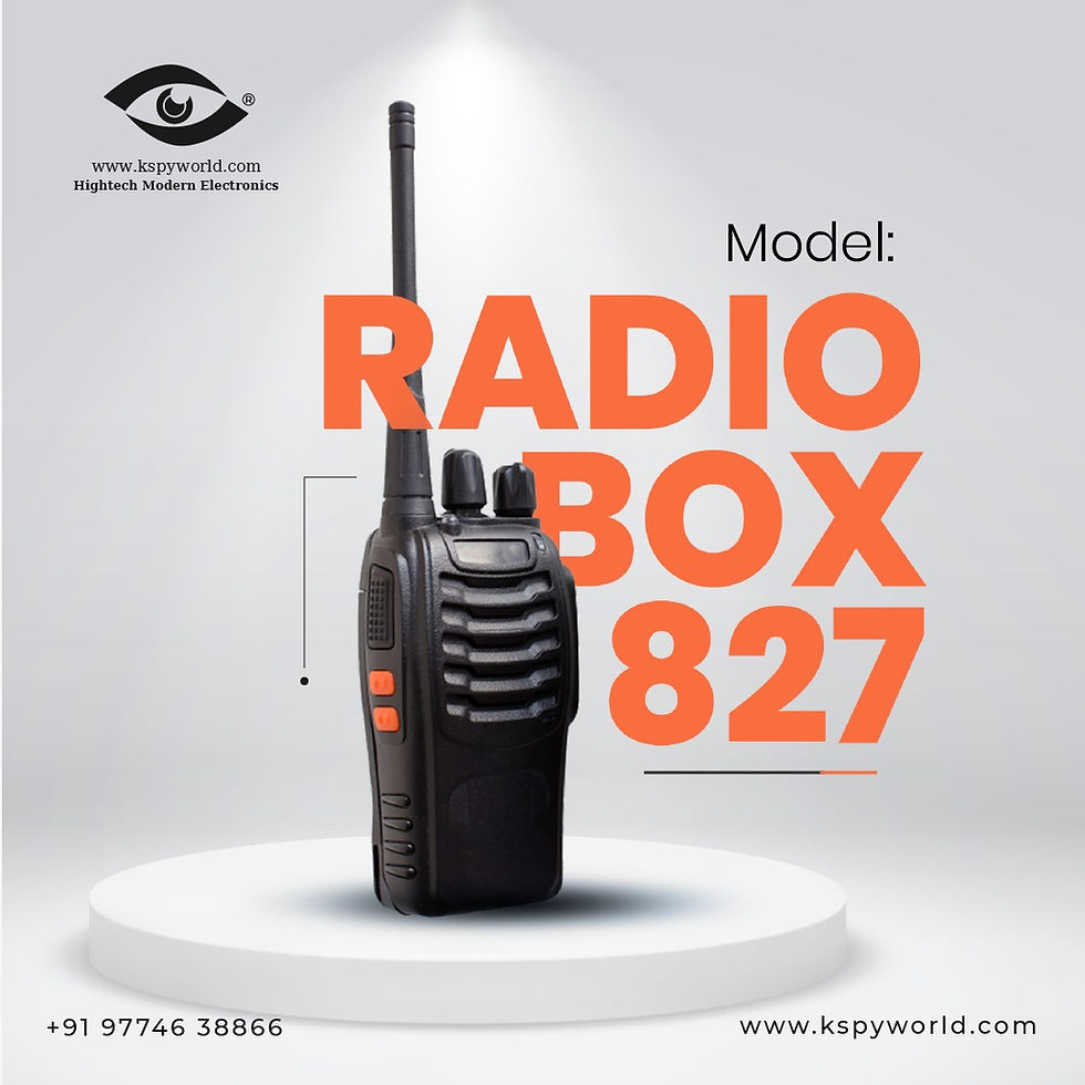 Thumbnail: Walkie talkie model with MICSPY Hidden earphone Radio Based