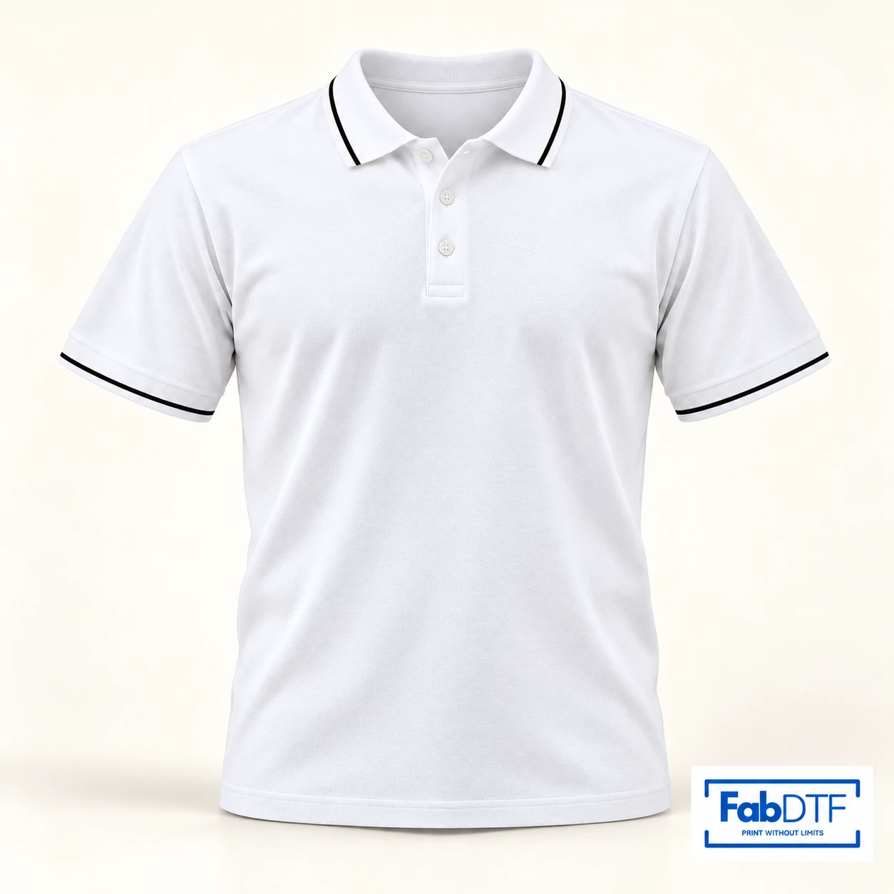 Organic Cotton Polo — Tipped Collar