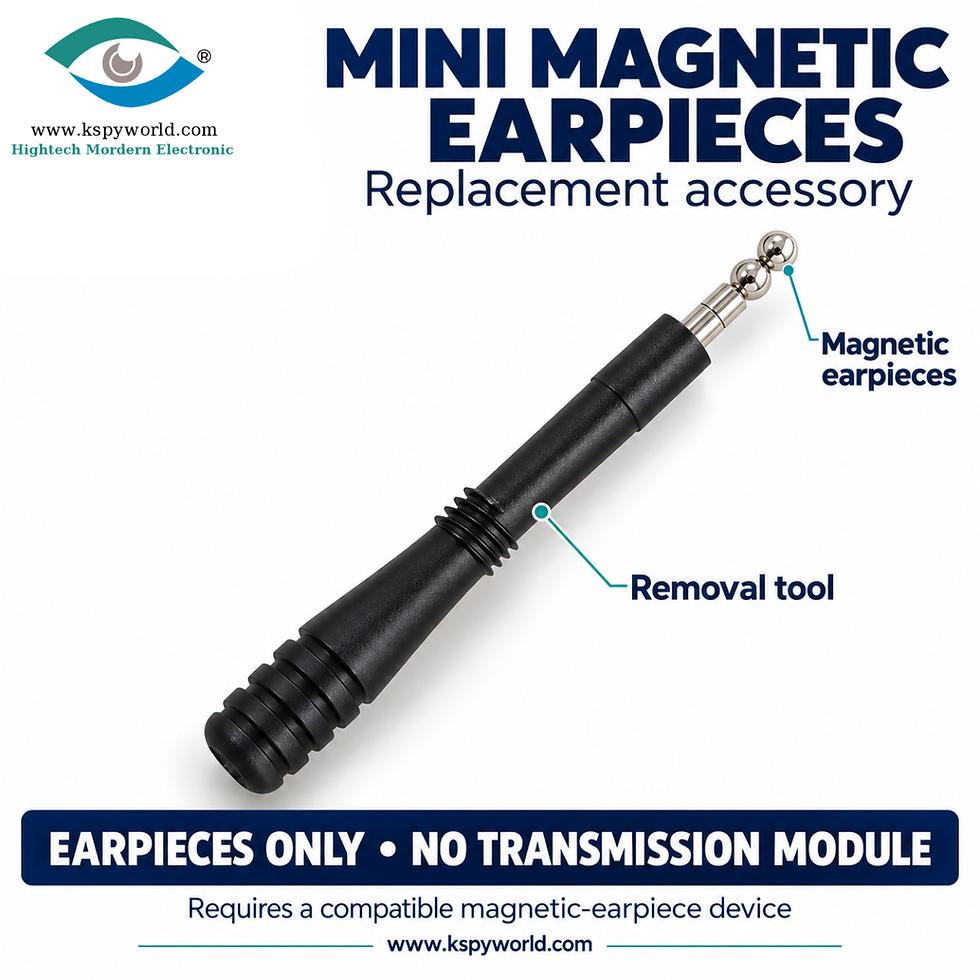 Kspyworld mini Spy nano magnetic earpiece set with removal tool, transmission module not included