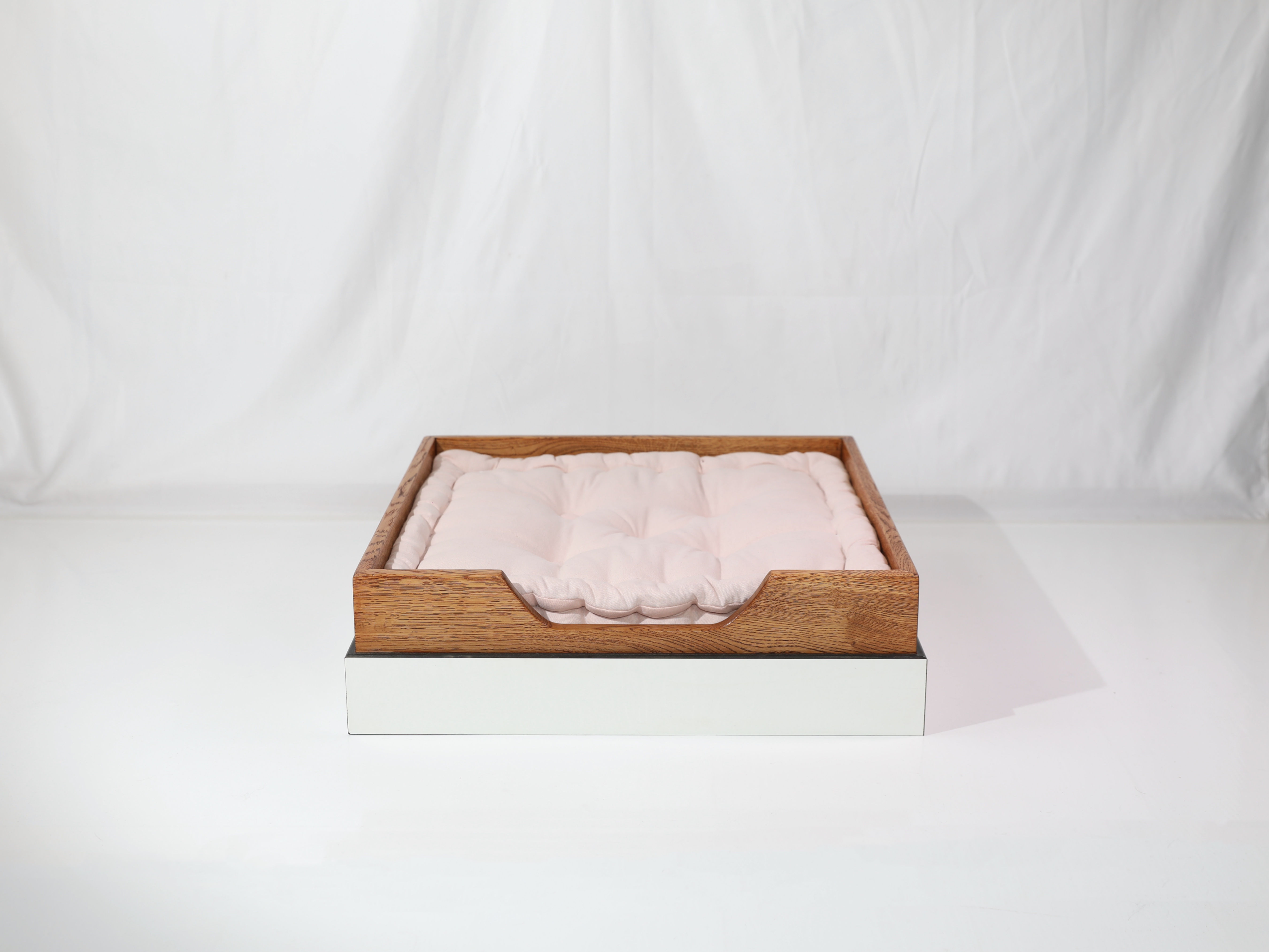 Katzenbett Eiche Hell