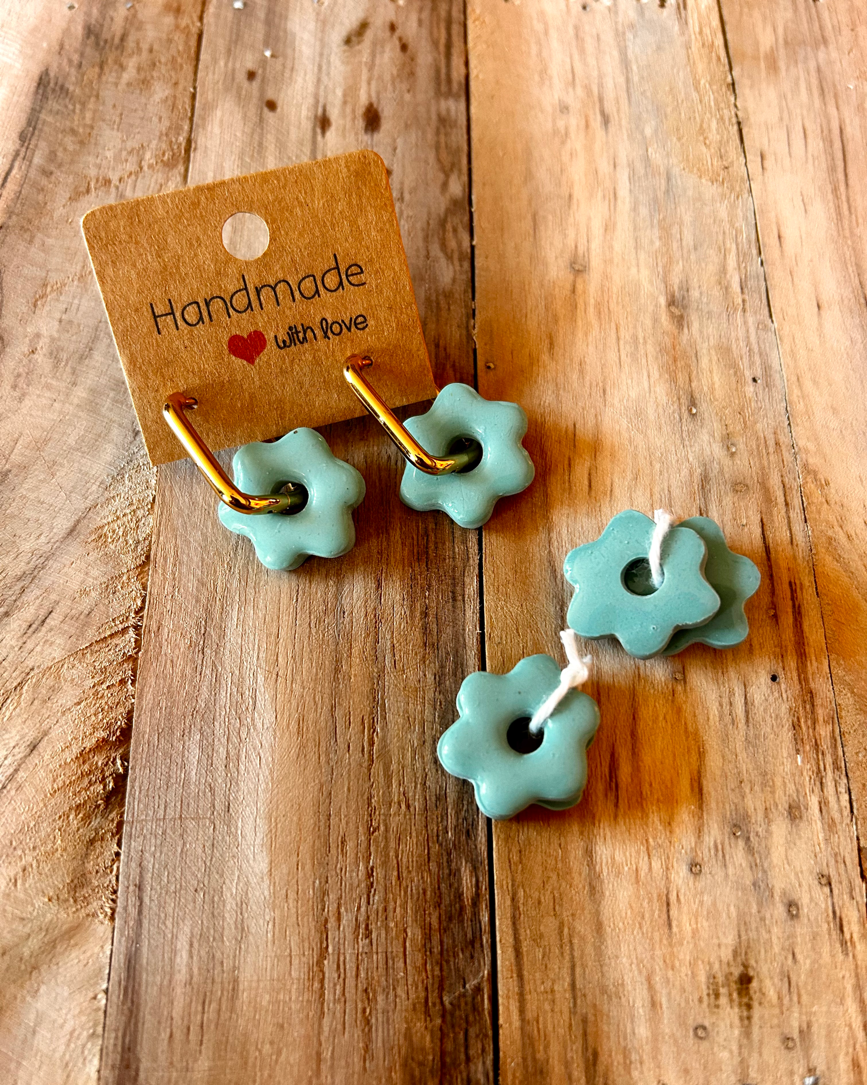 Pampilles bleu coral 