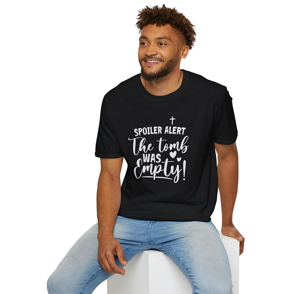 Миниатюра: Christian T-Shirt — “Spoiler Alert: The Tomb Was Empty!” Low Profile