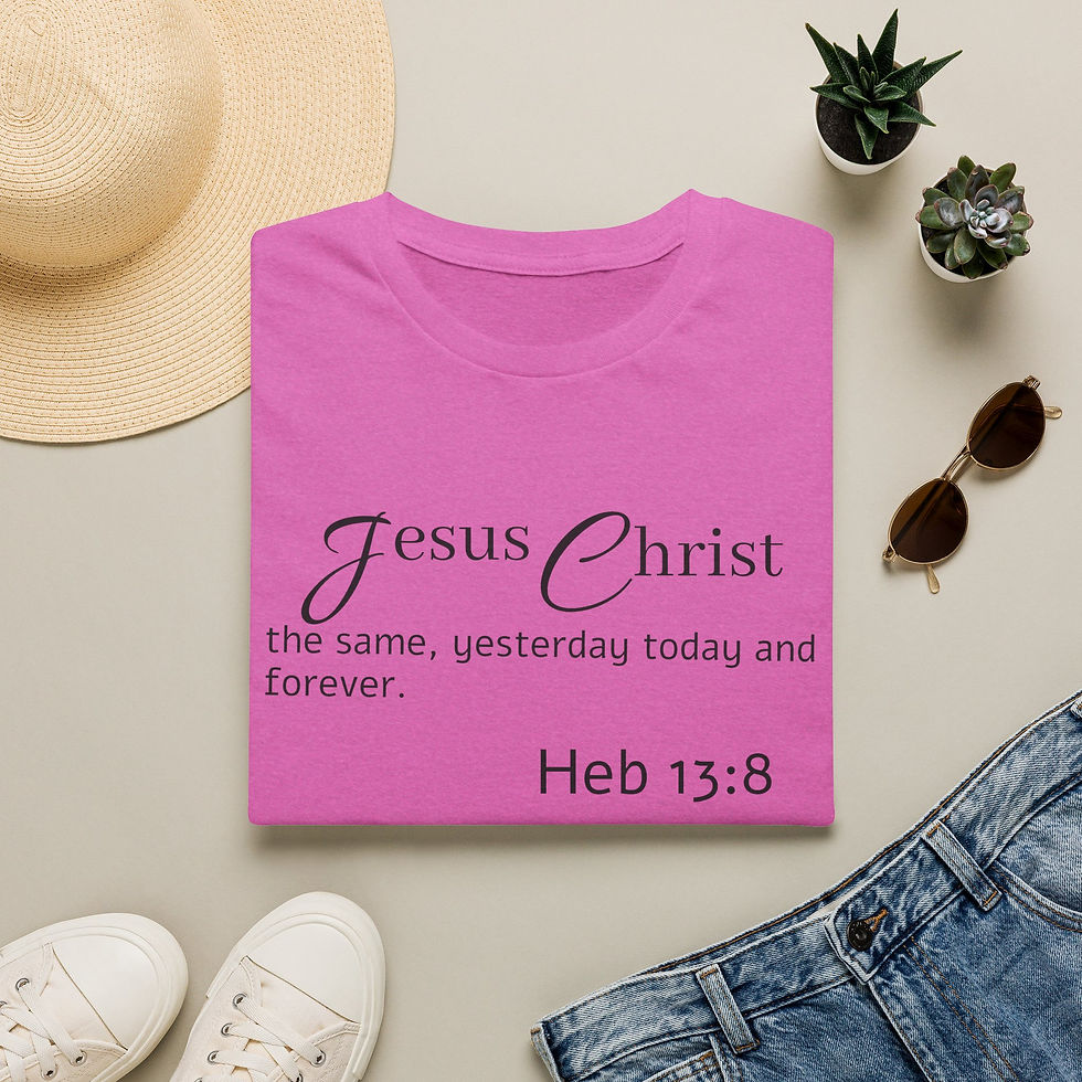 Thumbnail: Jesus Christ "the same yesterday, today and forever. Hebrews 13:8 T-Shirt
