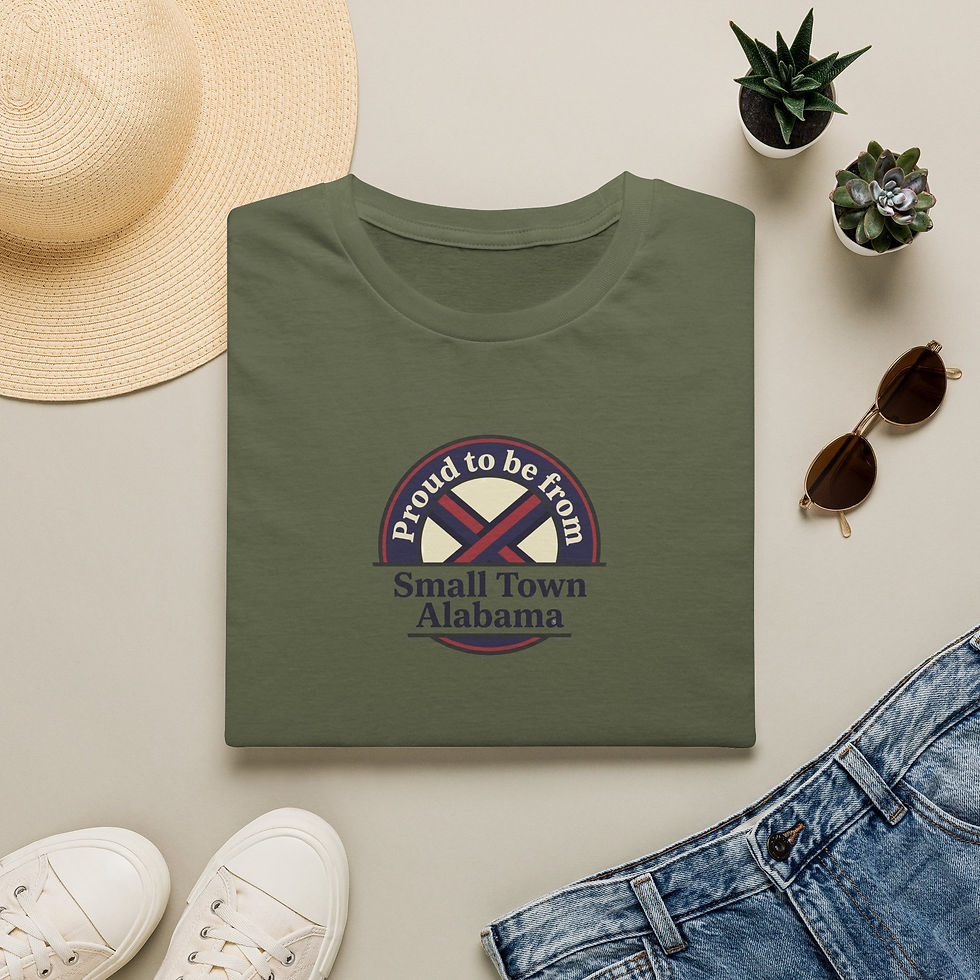 Miniatura: Small Town Alabama T-Shirt — Proud to Be From Vintage State Tee