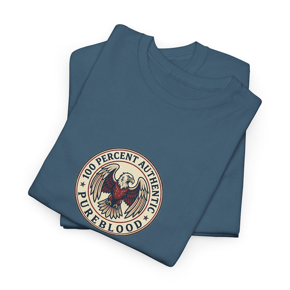 Miniatura: Pureblood Eagle Heavy Weight Tee — 100% Authentic Vintage Crest T-Shirt