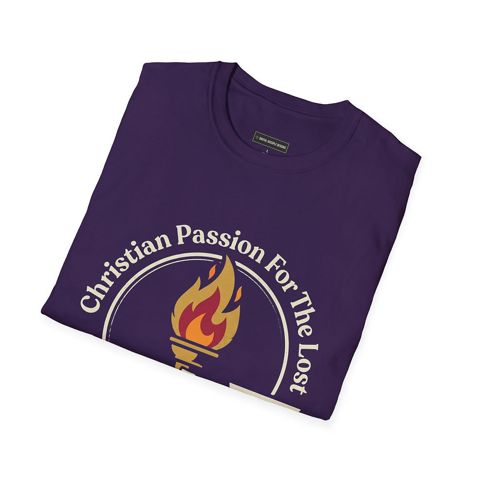 Pikkukuva: Christian Passion For The Lost T-Shirt — Torch Faith Outreach Tee