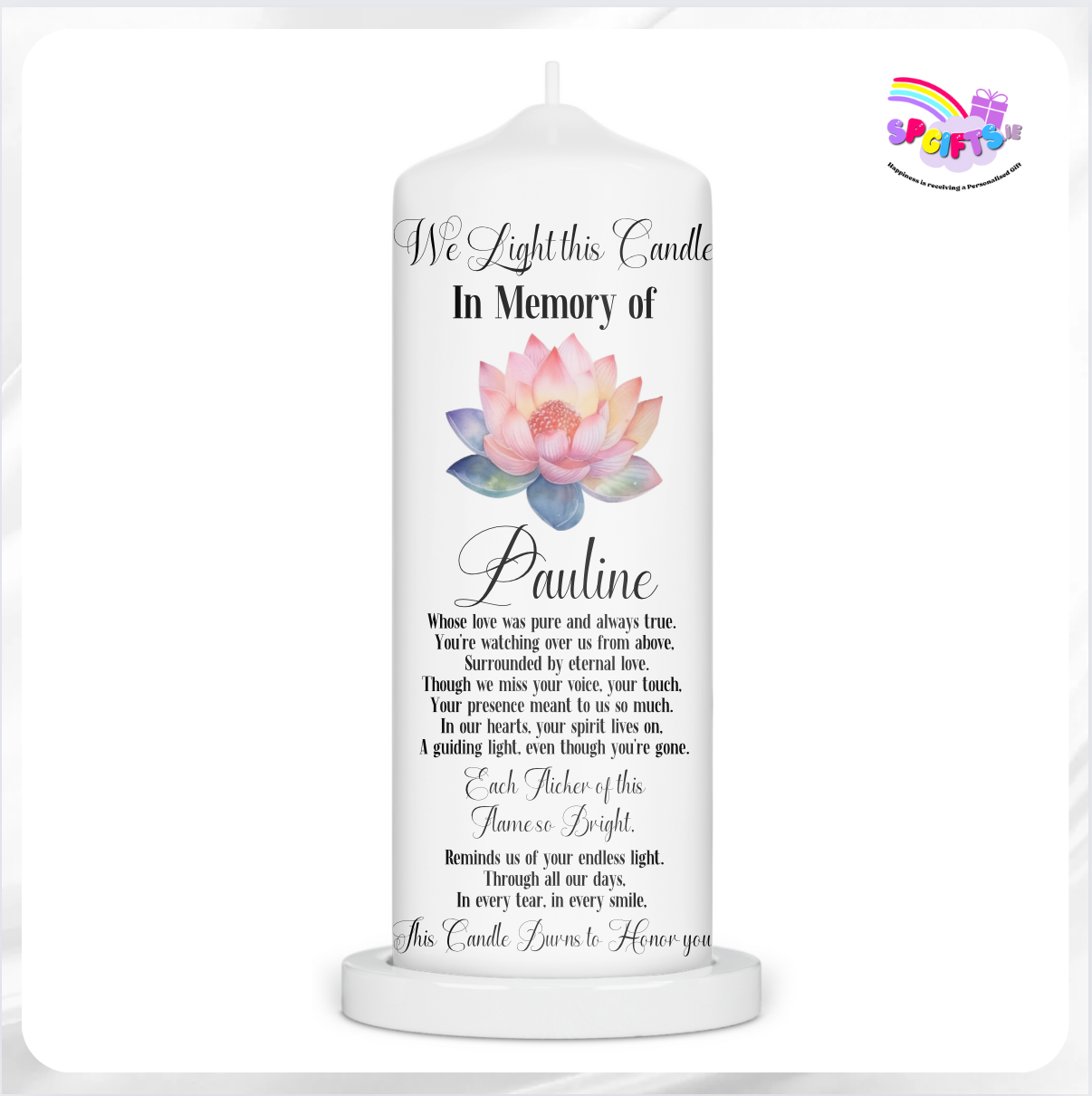 Memorial Candle