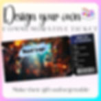 Personalised commemorative concert ticket printed in Ireland – customise with name, location, date, and personal message.