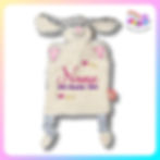 Personalised Clovis Crampton Bunny Cubbies Hand Puppet with embroidered baby details – SP Gifts Ireland