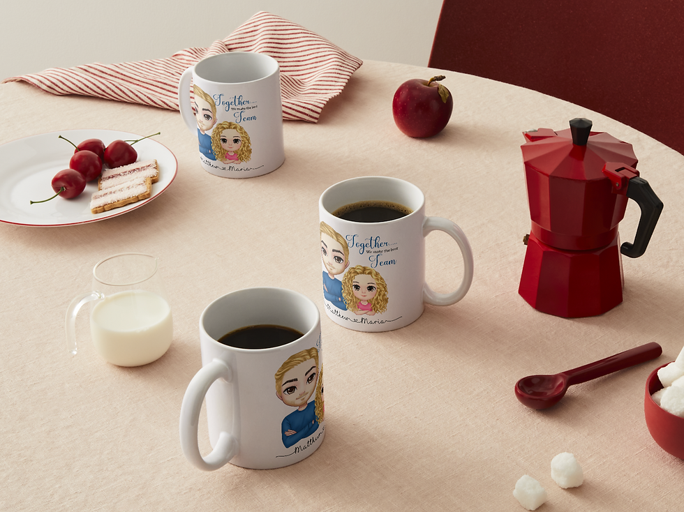 Thumbnail: Custom Father & Daughter Mug - together we make we make the best team