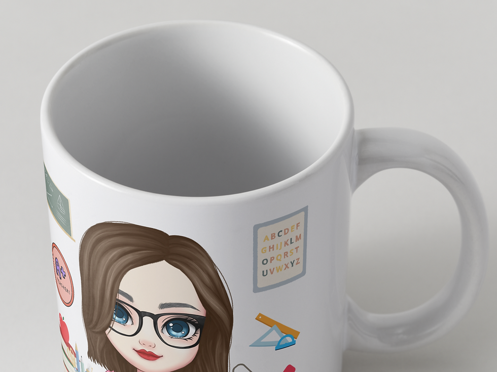 Thumbnail: Personalised Teacher Character Mug