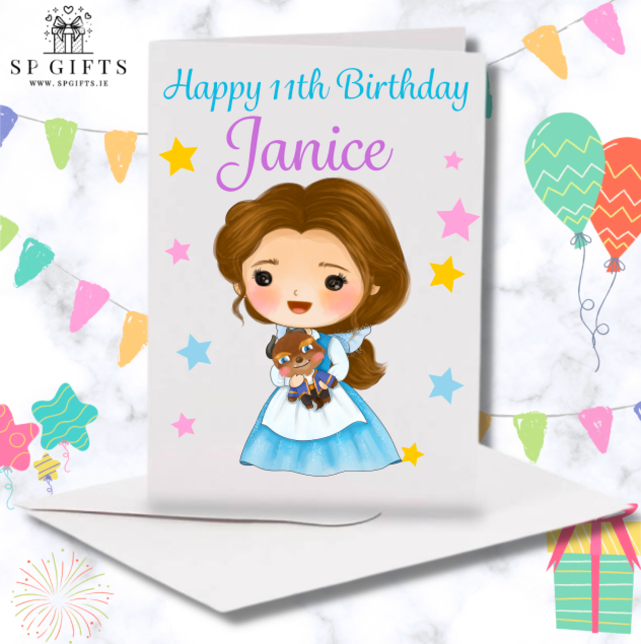 Princess N Birthday Card