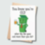 Funny Wholesale card with an Image of a bin