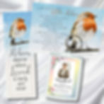 Personalised Robin Memorial Gift Set with jumbo keyring, bookmark, and remembrance print – SP Gifts Ireland