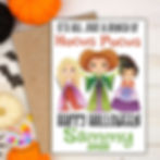 Personalised Halloween Card – Hocus