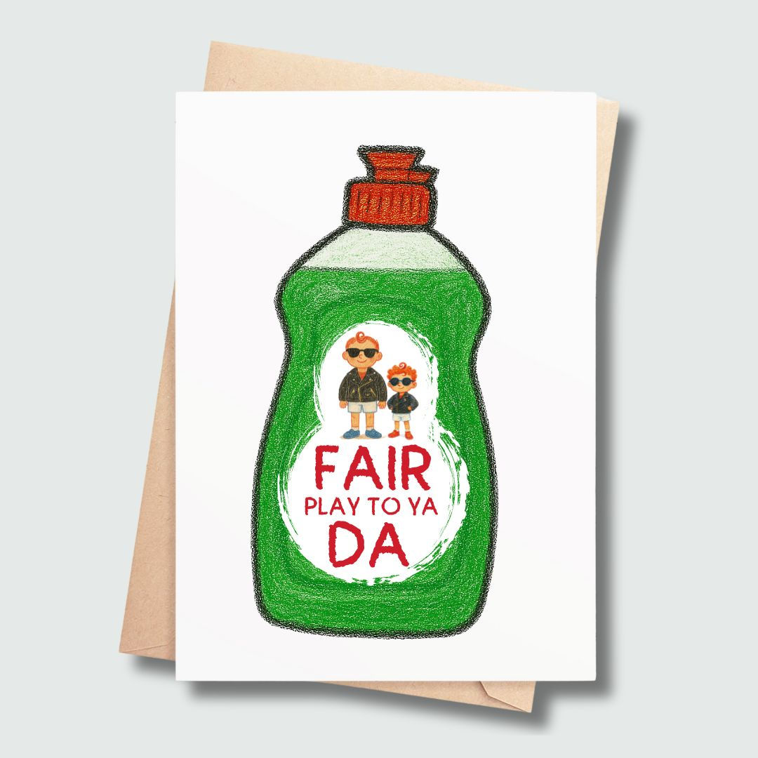 Fair Play to Ya Da Card Fathers Day Card