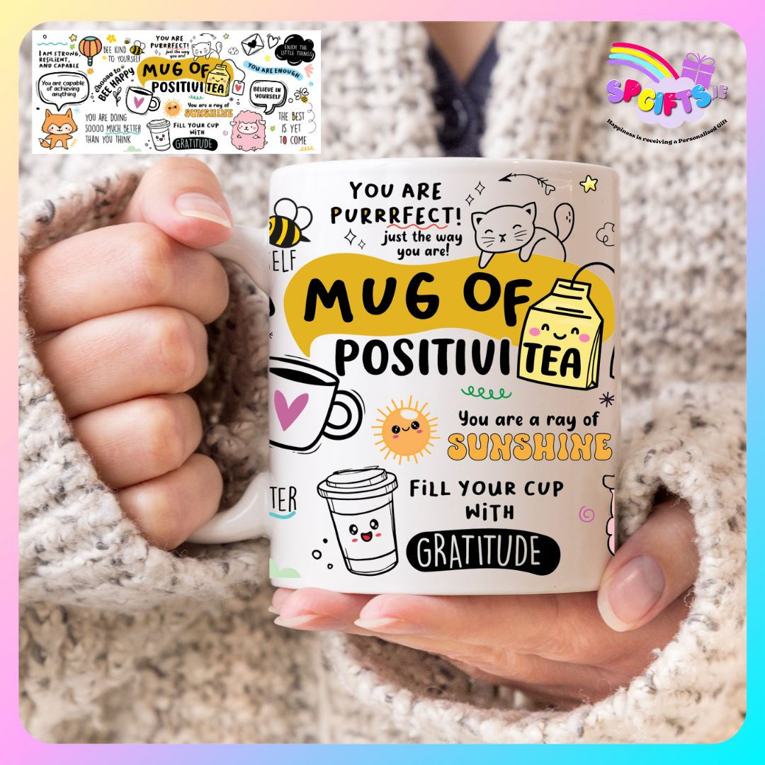 Bring joy to your mornings with the Mug of PositiviTEA