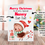 Thumbnail: Personalised Christmas card featuring festive watercolour artwork, custom name and message