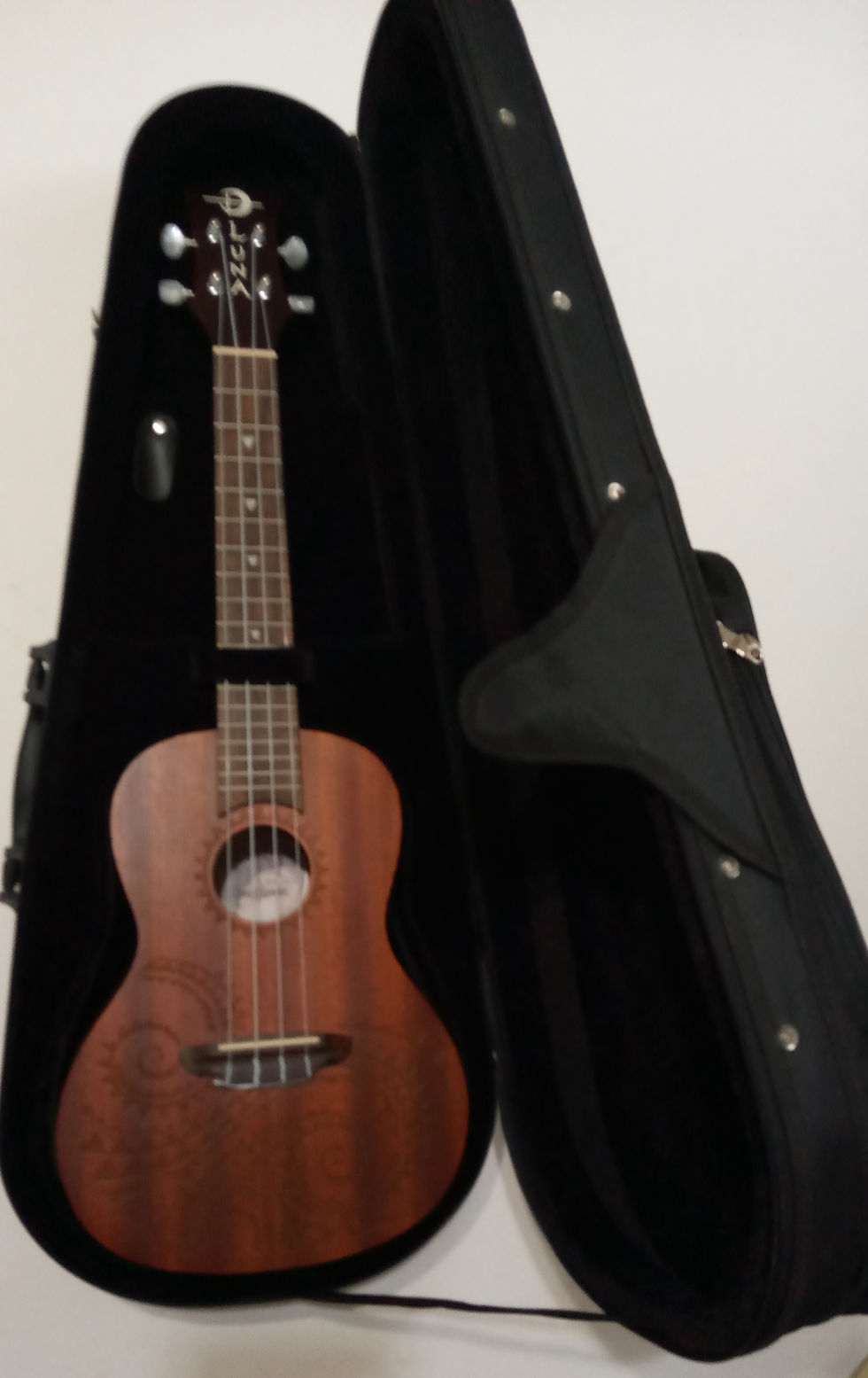 Thumbnail: SOLD!!!  N/A Luna Tattoo Concert Ukulele