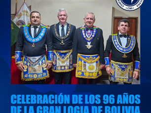 Celebración del 96 Anos de la Gran Logia de Bolivia