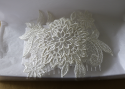 Lace Headpiece to Match Wedding Gown