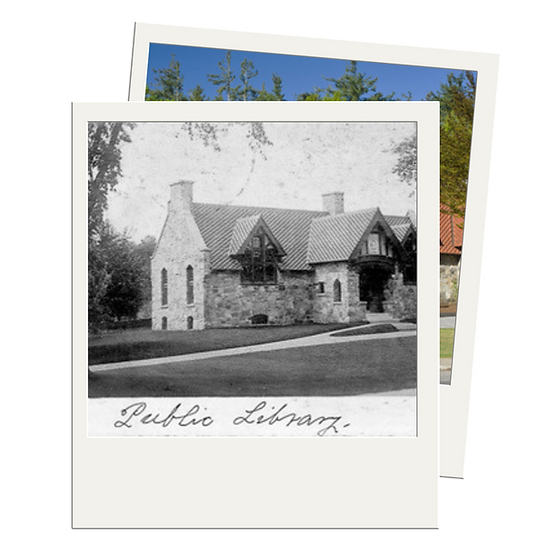 Vintage snapshots of the library