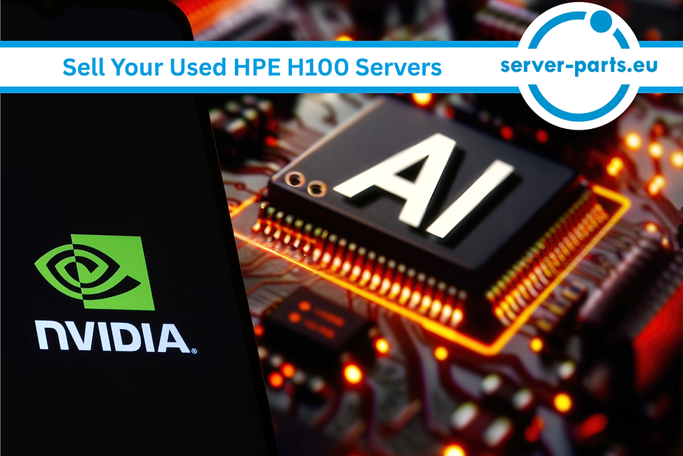 sell used HPE H100 servers, HPE H100 GPU server resale, NVIDIA H100 GPU servers buyback, enterprise AI servers, data center hardware resale, high performance computing servers, refurbished HPE servers, used NVIDIA H100 systems, server-parts.eu, sell HPE AI infrastructure, data center equipment liquidation, HPE H100 upgrade trade-in, refurbished enterprise servers, GPU accelerated servers resale, cloud AI hardware resale server-parts.eu refurbished