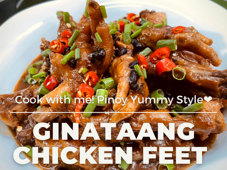 Pinoy Recipes: Ginataang Chicken Feet