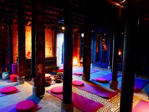 The yoga sala building work is complete!