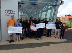 BRCC - COTG Cheque Presentations to the Scouts, The Rainbow Ward, and Scope