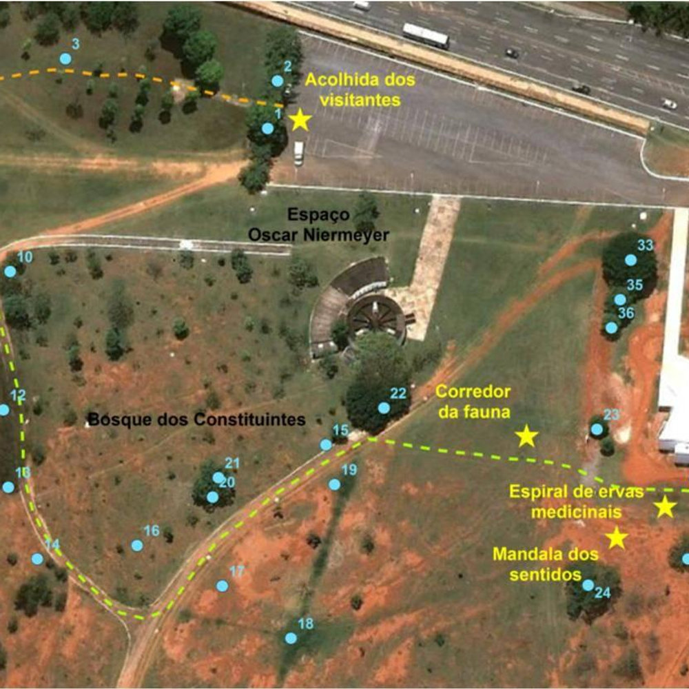 Trilha de Sustentabilidade, projeto de educação do Espaço Israel Pinheiro.