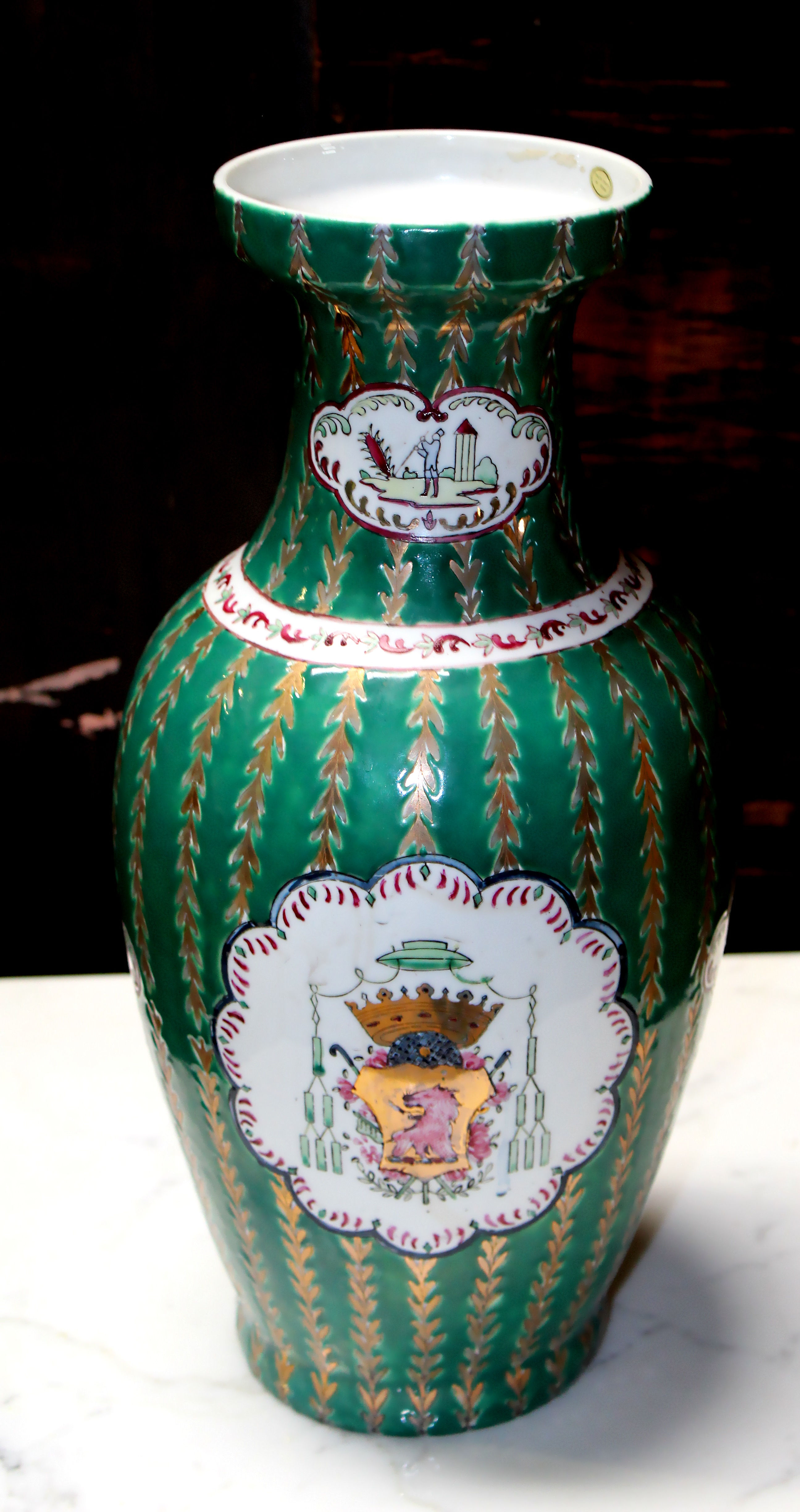 Vintage Stoneware Decorative Vase