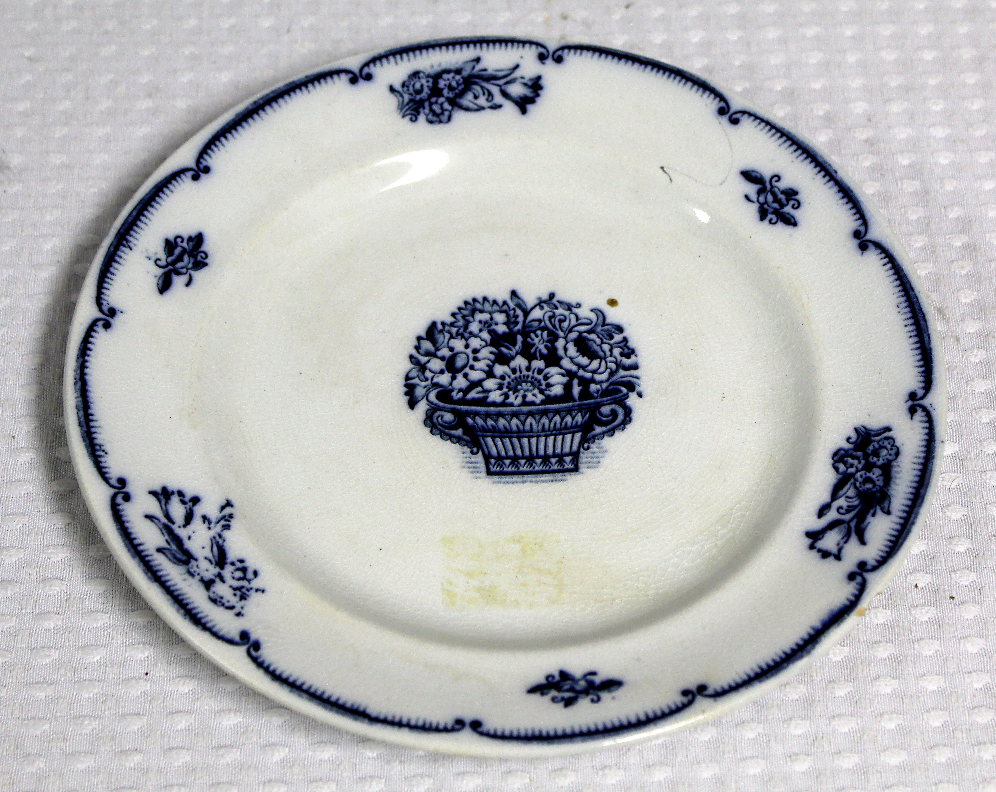 Antique Gustavberg "Gefion" Swedish Cake Plate, c.1922 - 1939