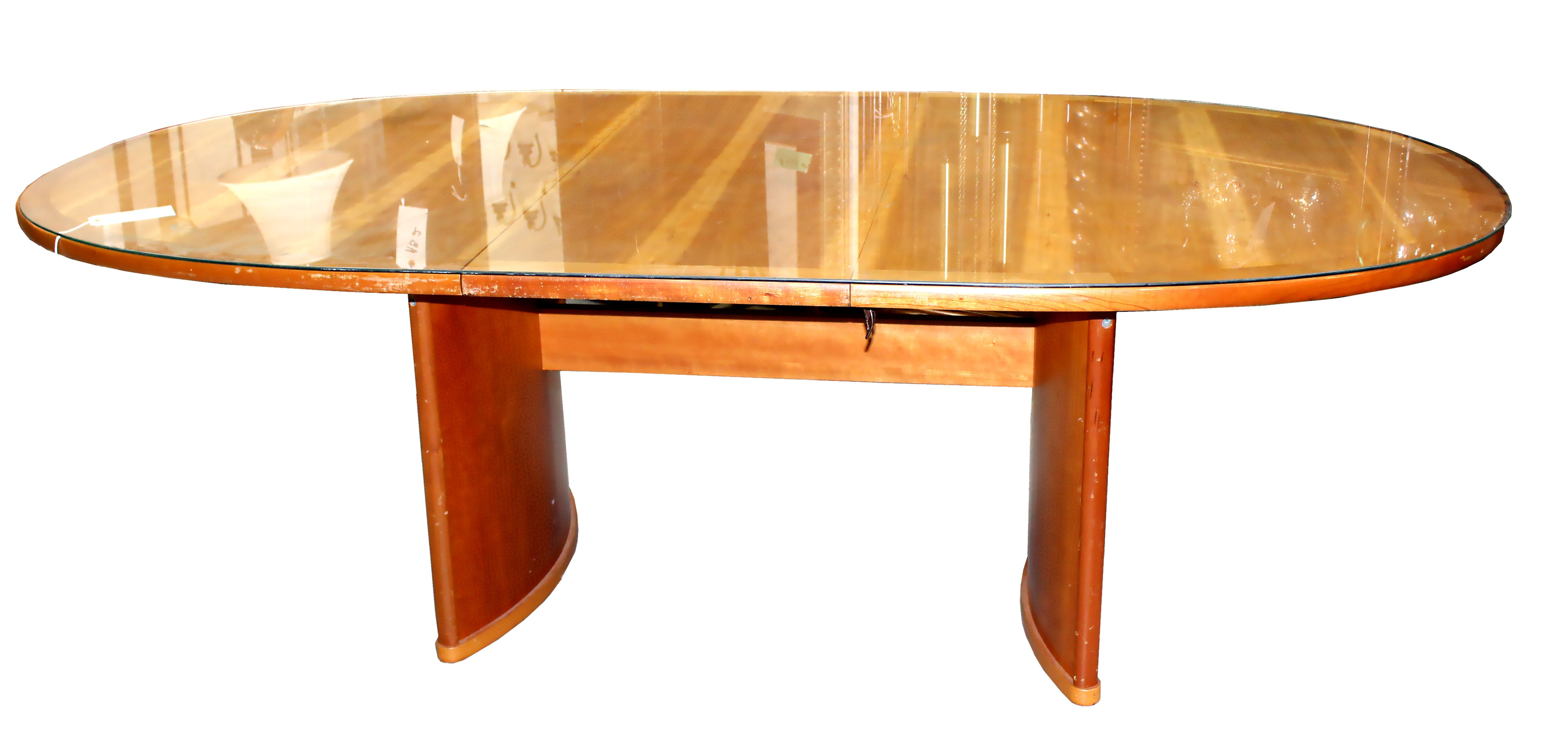 Modern Danish Ansager Mobler Oval Teak Dining Table