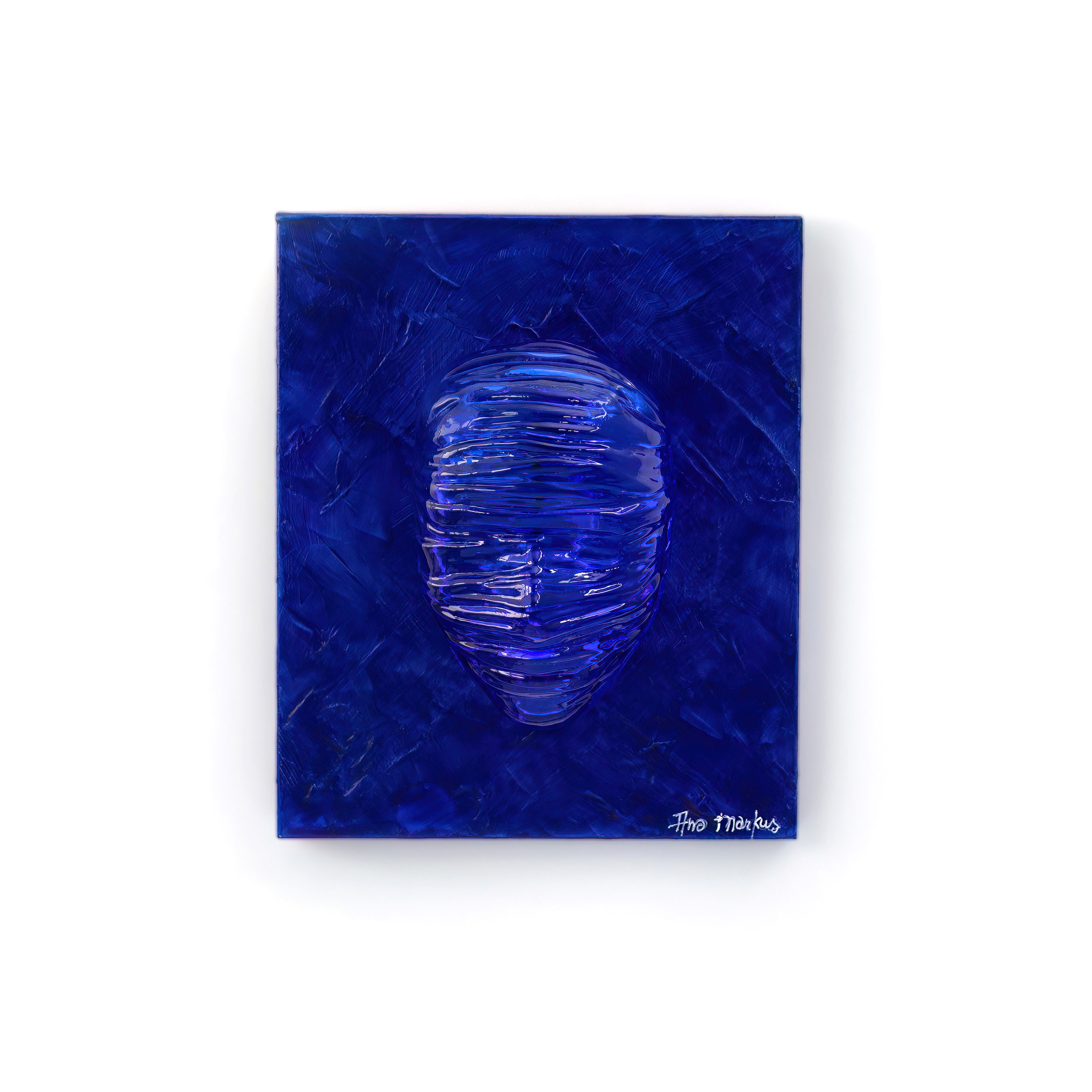 Masker en Paneel Ans Markus | blauw