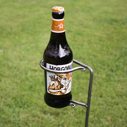 Beer Bottle Wine Bottle And Glass Holder For Garden Garden Pint