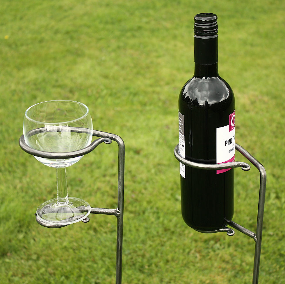 Thumbnail: Garden pint glass and bottle holders