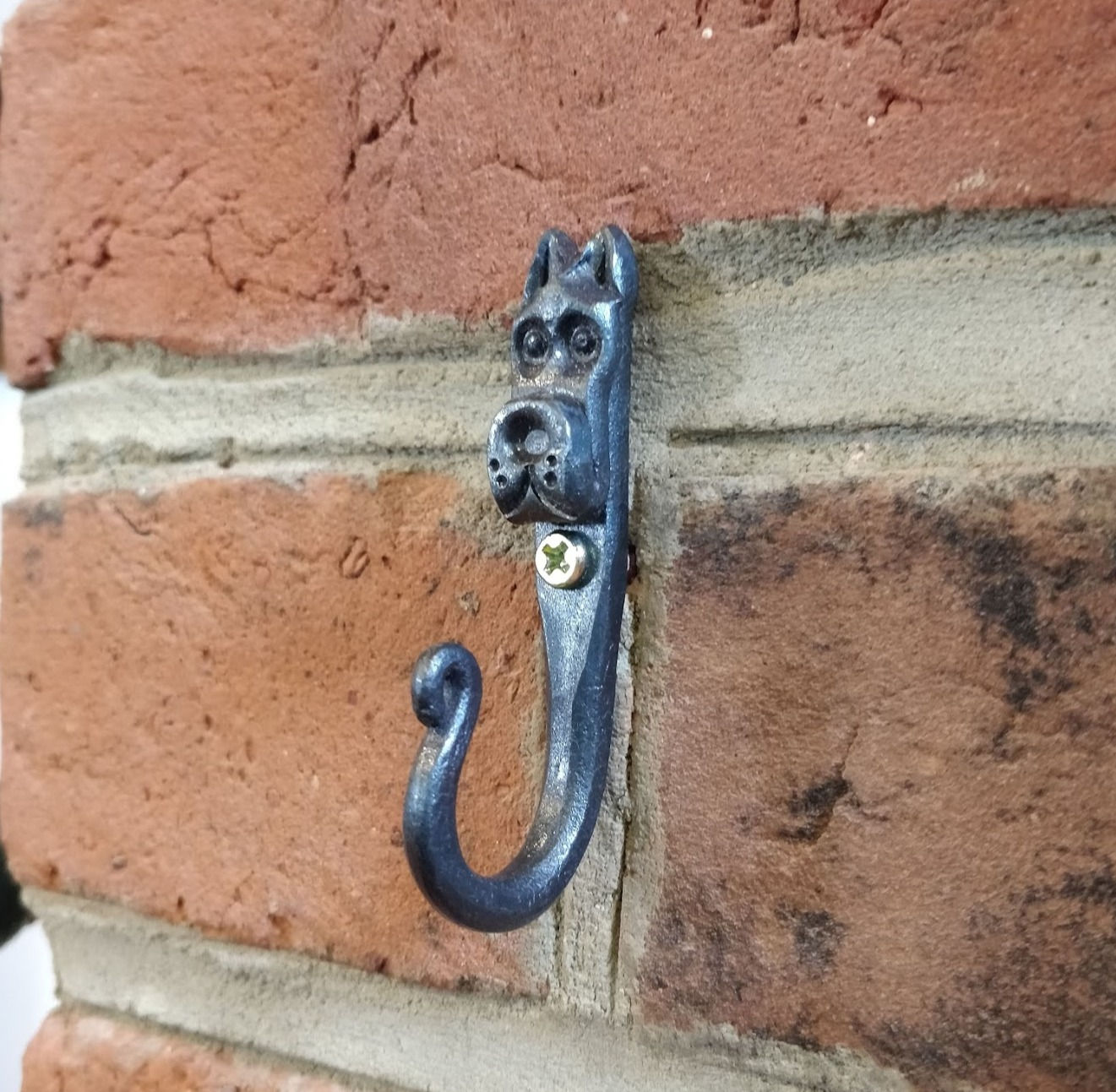 Hand forged doggie hook