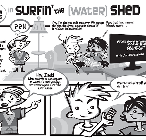 Páginas del libro de actividades.